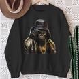 Rapper Gorilla I Retro Hip Hop I Gorilla Hip Hop Gangster Sweatshirt Geschenke für alte Frauen