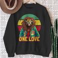 Rasta Lion Reggae Music One Love Graphic Sweatshirt Gifts for Old Women