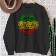 Rasta Reggae Rastafari Lion Jamaican Pride Hippie Lover Sweatshirt Gifts for Old Women