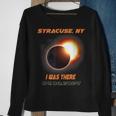 I Was There Total Solar Eclipse Syracuse New York Ny Sweatshirt Gifts for Old Women