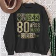 Regalo 80 Cumpleaños Hecho En 1944 80 Años Dando Guerra Camisa de entrenamiento Regalos para ancianas