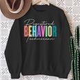 Registered Behavior Technician Rbt Behavioral Aba Therapist Sweatshirt Gifts for Old Women
