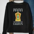 Reichet Mir Den Pfeffi Sweatshirt, Minzlikör Saufparty Design Geschenke für alte Frauen