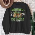 Rentner 2024 Der Garten Ruft Rente 2024 Sweatshirt Geschenke für alte Frauen