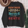 Rentner 2024 Legend Retirement For Grandpa Sweatshirt Geschenke für alte Frauen