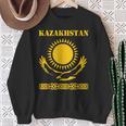 Republic Of Kazakhstan Qazaqstan Kazakhstan Kazakh Flag Sweatshirt Geschenke für alte Frauen