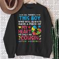 There's This Boy He Calls Me Cousin Autism Awareness Sweatshirt Gifts for Old Women