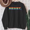 Resist Fight Hate & Support Lgbt Equality For All Sweatshirt Gifts for Old Women