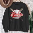 Retro Atlanta Pride Atlanta Strong Im Proud Of Atlanta Sweatshirt Gifts for Old Women