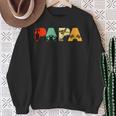 Retro Auto Racer Papa Lustigeintage Papa Auto Racer Sweatshirt Geschenke für alte Frauen