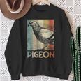 Retro Dove Sweatshirt Geschenke für alte Frauen