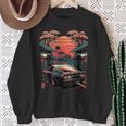 Retro Japanese Car Racing Drifting Lover Racing Cars Sweatshirt Gifts for Old Women