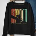 Retro New York Brooklyn Bridge Vintage City Skyline Nyc Ny Sweatshirt Gifts for Old Women