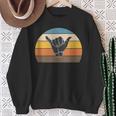 Retro Shaka Hand Surf Sign Cool Surfer Surfing Culture Sweatshirt Gifts for Old Women