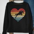 Retro Sunset Horse Lover Rider Equestrian Horseman Sweatshirt Gifts for Old Women