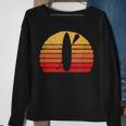 Retro Sup Stand Up Paddle Board Vintage Sun Sweatshirt Gifts for Old Women