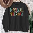 Retro Vintage Physical Therapy Physical Therapist Sweatshirt Gifts for Old Women