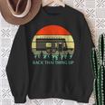 Retro Vintage Rv Camper Back That Thing Up Sweatshirt Gifts for Old Women