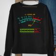 Retro Vu Meter Vintage Hi-Fi Audio Stereo Music Sound Sweatshirt Gifts for Old Women