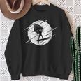 Retro Wing Foil Wing Surf Moon Surfer Foiler Sweatshirt Geschenke für alte Frauen