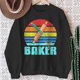 Retrointage Baker Awesome Baker s Geschenk Sweatshirt Geschenke für alte Frauen