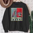 Retrointage Motorrad Herren Jungen Papa Biker Rider Bike Sweatshirt Geschenke für alte Frauen