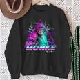 Return To Monke Become Ungovernable Vaporwave Streetwear Sweatshirt Gifts for Old Women