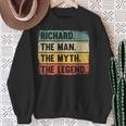 Richard The Man The Myth The Legend Retro For Richard Sweatshirt Gifts for Old Women
