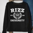 Rizz University Memes W Rizz Sweatshirt Gifts for Old Women