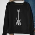 Rock & Roll Skeleton Guitar Music Lover Rockstar Sweatshirt Gifts for Old Women
