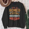 Romeo Name Sweatshirt Gifts for Old Women