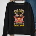 Rottweiler Artwork Painting Desert Highway Sweatshirt Gifts for Old Women