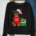Rottweiler Dog I Love Santa Cute Rotti Pup Christmas Sweatshirt Gifts for Old Women