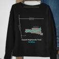 Route Map Of The Ozark Highlands Trail Sweatshirt Gifts for Old Women