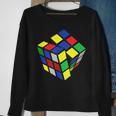 Rubik Cube Zauber Würfel Geschenk Jung Alt Nerd Retro Sweatshirt Geschenke für alte Frauen