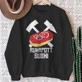 Ruhrpott Sushi Mettbrötchen For Mett Lovers Mett Sweatshirt Geschenke für alte Frauen