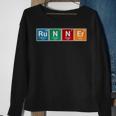 Runners Periodic Table Runner Sweatshirt Gifts for Old Women