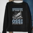 Sachse Gendern Ist Wenn Der Ossi Mit Dem Boot Umkippt Black Sweatshirt Geschenke für alte Frauen