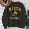 San Diego Baseball Vintage Gameday Retro Baseball Lover Sweatshirt Gifts for Old Women
