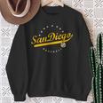 San Diego City Baseball Vintage Varsity Sweatshirt Gifts for Old Women