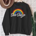 San Diego Gay Pride Gay Flag Sweatshirt Gifts for Old Women