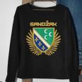 Sandzak Sandzaklija Novi Pazar Flag Sweatshirt Geschenke für alte Frauen