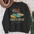 Santa Cruz Ca California Surfboard Sweatshirt Geschenke für alte Frauen