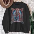 Santa Muerte Saint Death Sweatshirt Gifts for Old Women