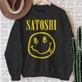 Satoshi Nakamoto Gelbes Lächeln Sweatshirt Geschenke für alte Frauen