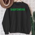 Saufzwerg Red Sweatshirt Geschenke für alte Frauen