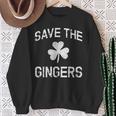 Save The Gingers Redhead St Patrick Irish Celtic Sweatshirt Gifts for Old Women