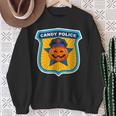 Scary Theme Party Candy Police Security Treat Inspector Team Sweatshirt Gifts for Old Women