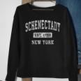 Schenectady New York Ny Vintage Established Sports Sweatshirt Gifts for Old Women