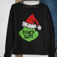 School Cafeteria Worker Merry Christmas Xmas Santa Reindeer Sweatshirt Gifts for Old Women
